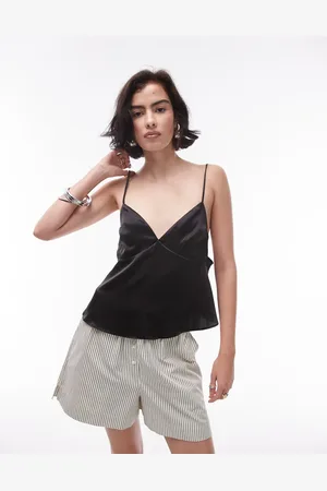 Topshop Back detail satin cami in