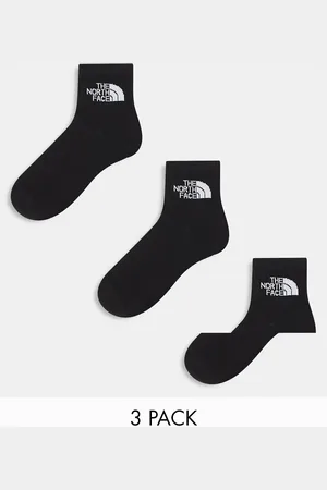 The North Face Simple Dome 3 pack logo ankle socks in