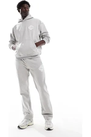 The Couture Club Co-ord heavyweight emblem joggers in
