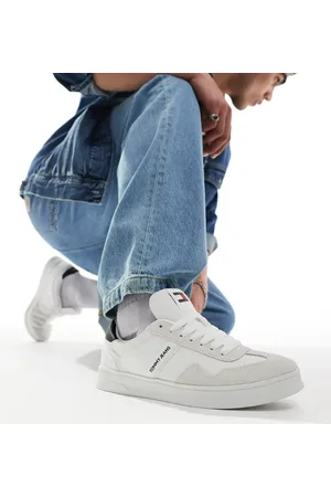 Tommy Hilfiger Retro cupsole trainers in and black
