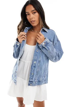 New Look Oversized denim jacket in