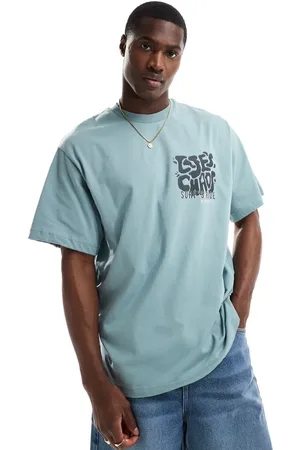Pull&Bear Waved printed t-shirt in