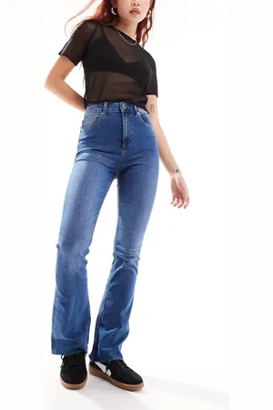 Miss Selfridge Flare jean in indigo wash
