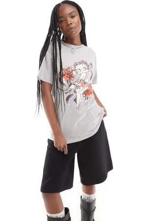 Daisy Street Oversized t-shirt with vintage Betty Boop print in