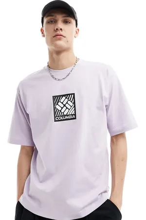 Columbia Reventure box logo t-shirt in lilac