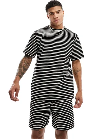 South Beach Beach shirt co-ord in textured stripe