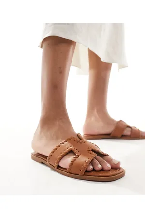 Raid Ginerva flat sandals in tan