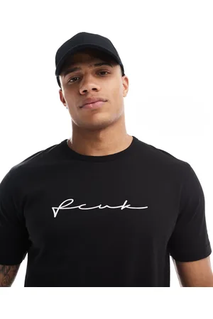 French Connection FCUK centre scribble logo t-shirt in