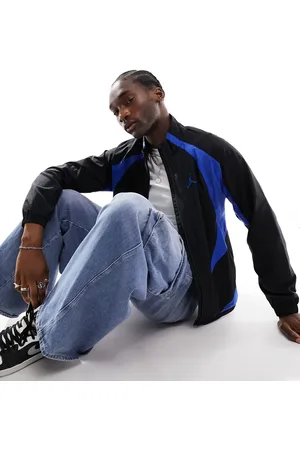 Jordan Tracksuit zip through jacket in and royal blue