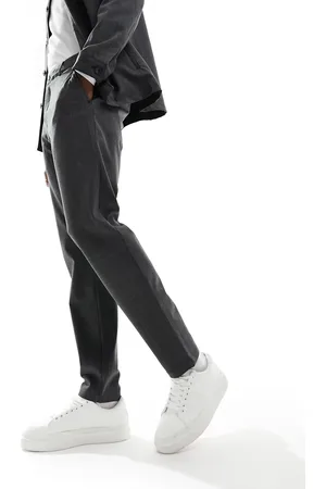 SELECTED Slim fit suit trouser in check
