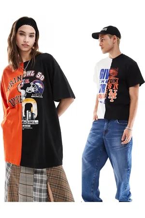 Reclaimed Revived x Glass Onion unisex spliced t-shirt