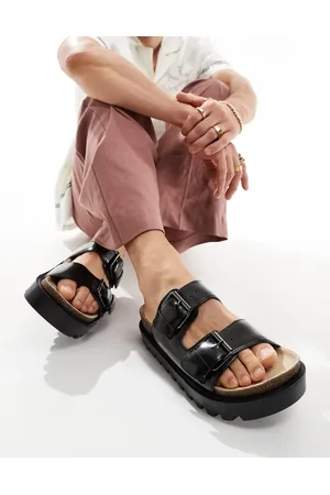 ASOS Chunky buckle sandal in pu