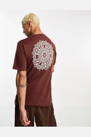 Hurley Mandala t-shirt in brown