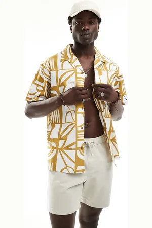 Parlez Printed cuban shirt in
