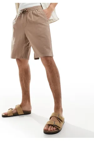 Pull&Bear Baggy linen shorts in