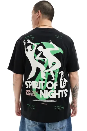 Only & Sons Super oversized t-shirt with spirit back print in