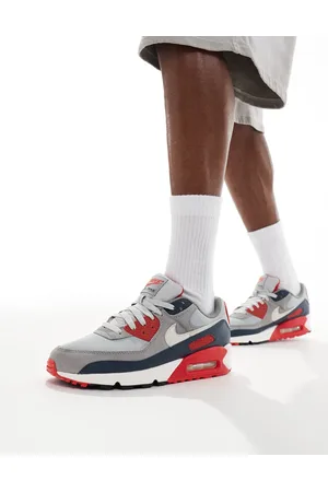 Nike Air Max 90 trainers in and red