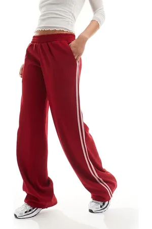 Motel Side stripe tracksuit trousers in and pink