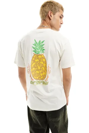 Vans Pineapple skull back print t-shirt in