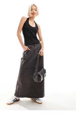 Weekday Astrid jersey halter neck top in