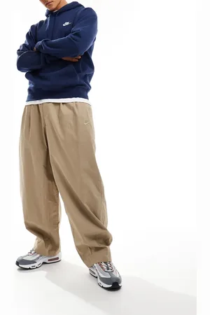 Nike Club woven balloon trousers in beige