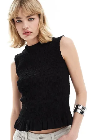 AllSaints Ode shirred tank in