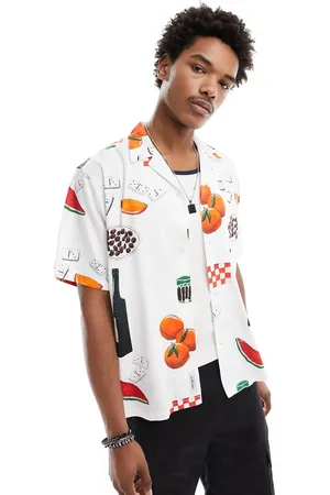 Carhartt Carhartt x ISIS Maria artistic dinner print shirt in