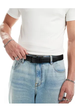 French Connection Reversible belt in black and navy
