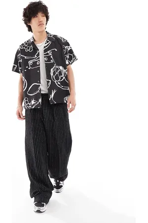 Obey Still life printed short sleeve shirt in