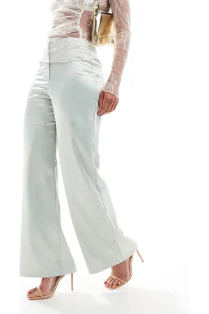 Miss Selfridge Satin wide leg trouser co ord