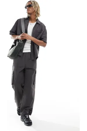 Sixth June Co-ord nylon cargo trousers in