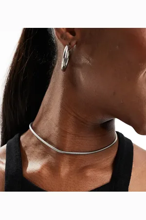 LOST SOULS Stainless steel 38mm chunky snake chain necklace in