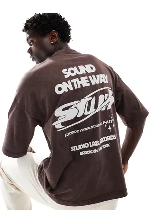 Pull&Bear Sound on the way STWD printed t-shirt in