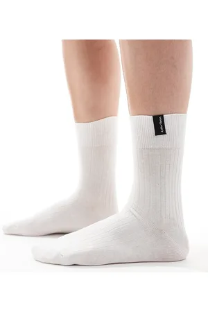 & OTHER STORIES Rib socks with logo tag in