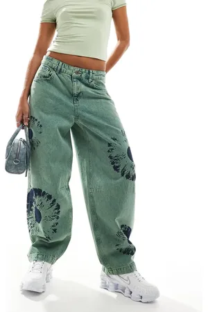 The Ragged Priest Goliath jeans with bleach eye print in