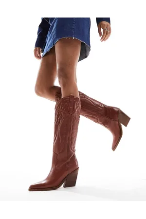 Bronx New Kole western knee boots in