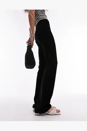 Topshop Stretchy cord flare trouser in