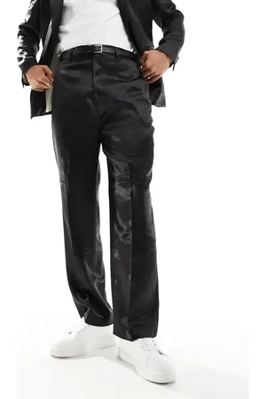 Gianni Feraud Satin wide leg suit trouser