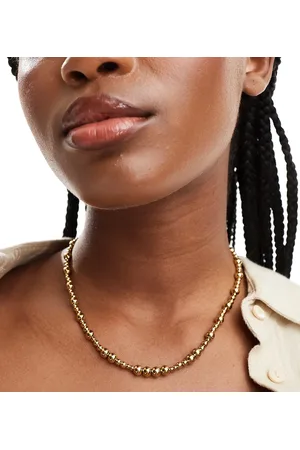 Neck On The Line Lyra plated stainless steel necklace