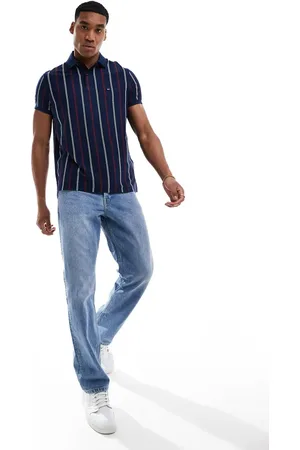Tommy Hilfiger Polo shirt in navy red and stripe