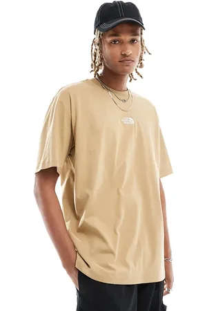 The North Face Oversized heavyweight t-shirt in beige Exclusive at ASOS