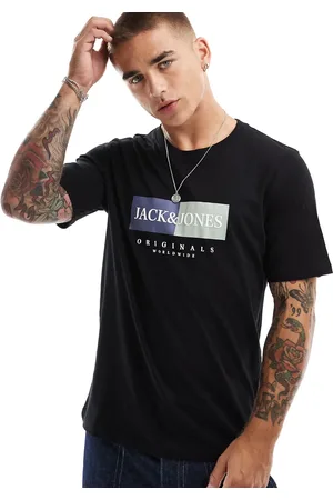 JACK & JONES Oversized t-shirt with front logo in