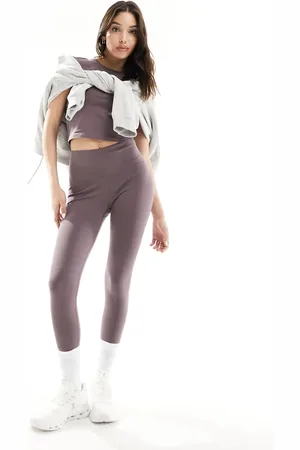 ASOS Icon soft touch yoga legging in rosy brown