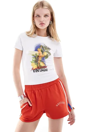 Reclaimed Baby t shirt with lemon print in