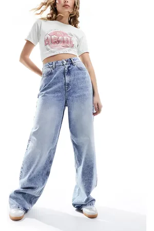 Miss Selfridge Baggy jean in acid wash