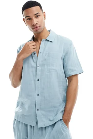 Calvin Klein Pure textured sleep shirt in baby