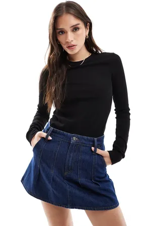 & OTHER STORIES Rib long sleeve top in