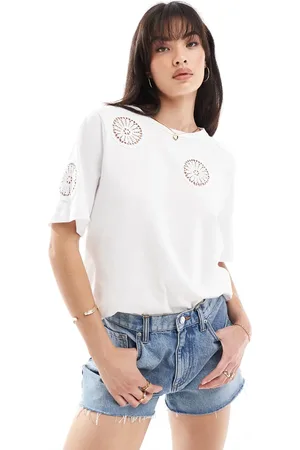 Object Jersey t-shirt with cutwork in
