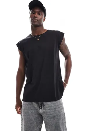 Brave Soul Oversized raw edge vest in