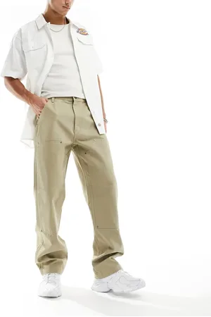 Dickies Duck canvas utility double knee trousers in beige